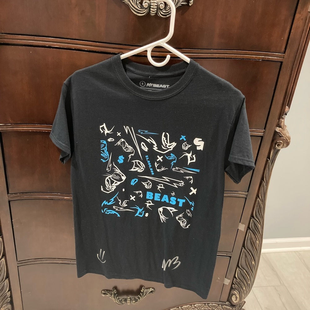 MrBeast Shirt Signed
